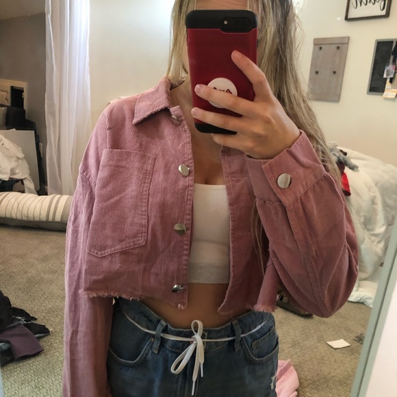 Pink cropped jacket !! - Picture 2 of 4